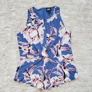 New INC Floral Sleeveless Top